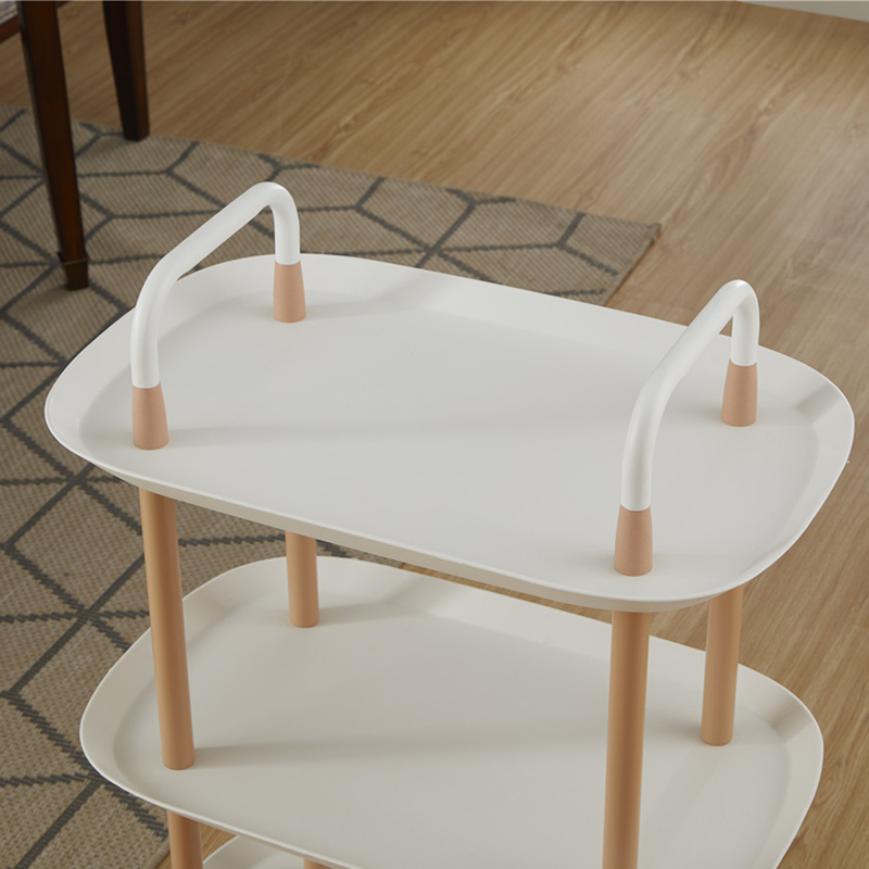 Vague 3-Tier Boat Plastic Rolling Cart - Al Makaan Store