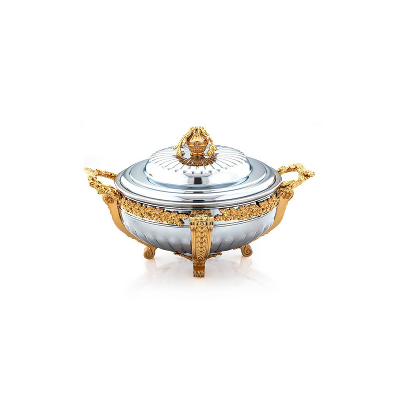 gold stainless steel hot pot