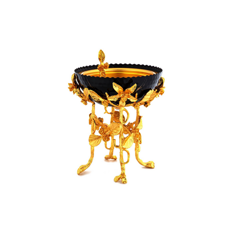 Al Marjan Gold Stainless Steel Server - Al Makaan Store