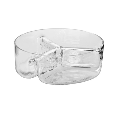 Krosno Divided Glass Servo Bowl 24 cm - Al Makaan Store