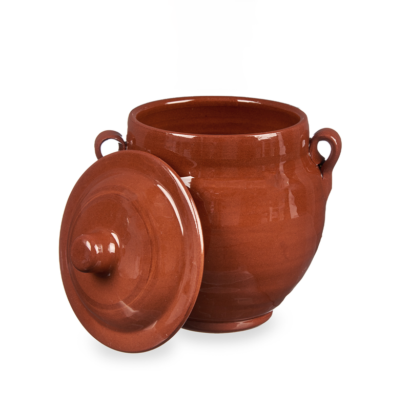 La Dehesa Big Clay Jar with Handles 800 ml - Al Makaan Store