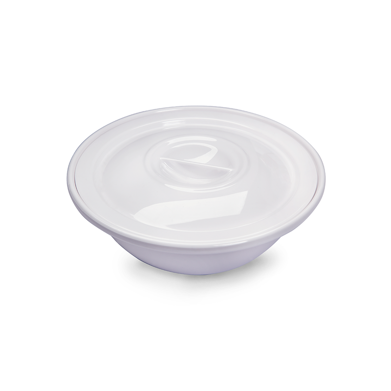 Vague Melamine Soup Bowl with Lid 5" - Al Makaan Store