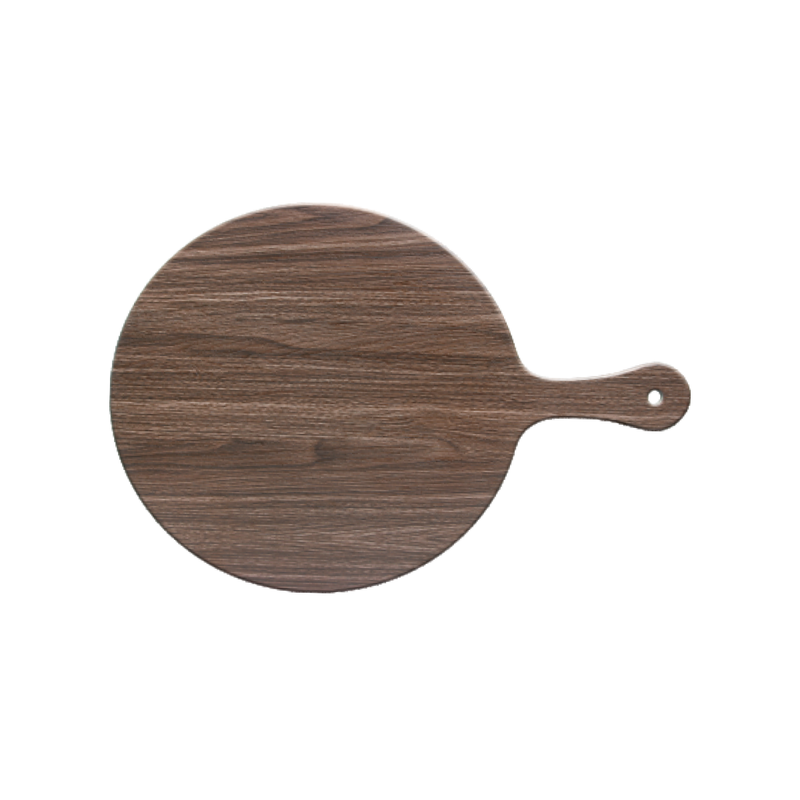 Vague Melamine Wooden Round Serving Board 19” - Al Makaan Store