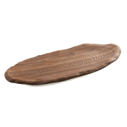 Vague Melamine Wooden Grain Plate - Al Makaan Store
