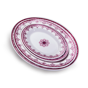 Vague Melamine Deep Oval Plate Dream - Al Makaan Store