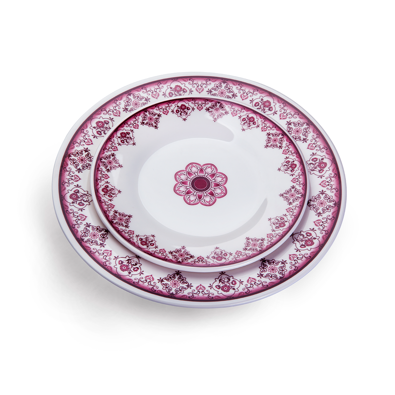 Vague Melamine Round Plate 6" Dream - Al Makaan Store