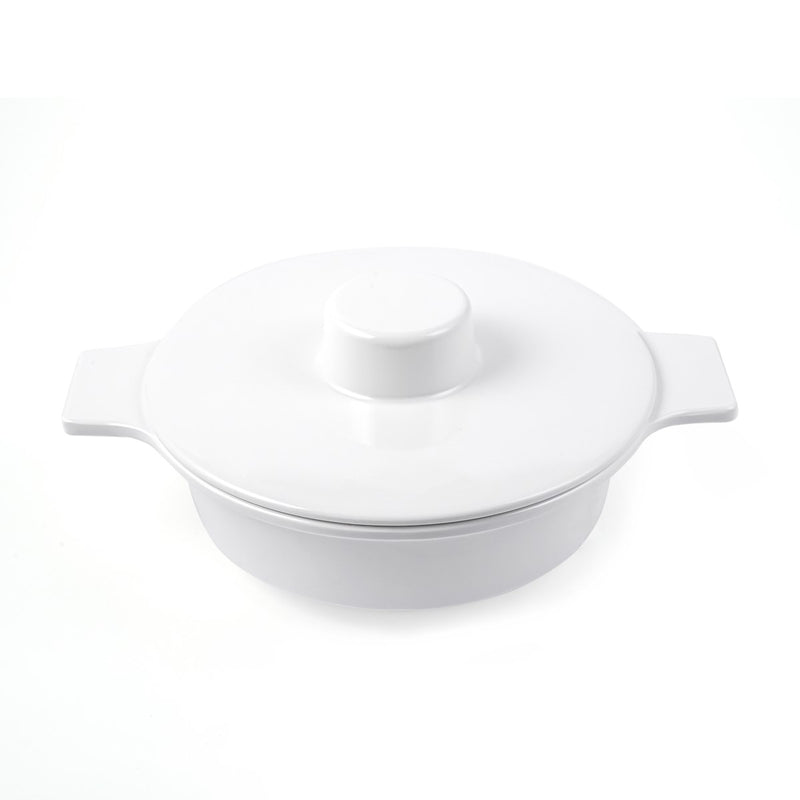 Vague Melamine Soup Bowl With Lid - Al Makaan Store