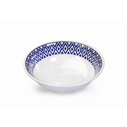 Vague Melamine Soup Bowl Blue Line - Al Makaan Store