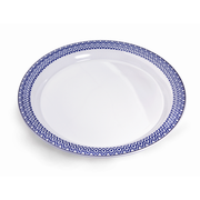 Vague Melamine Round Tray Blue Line - Al Makaan Store
