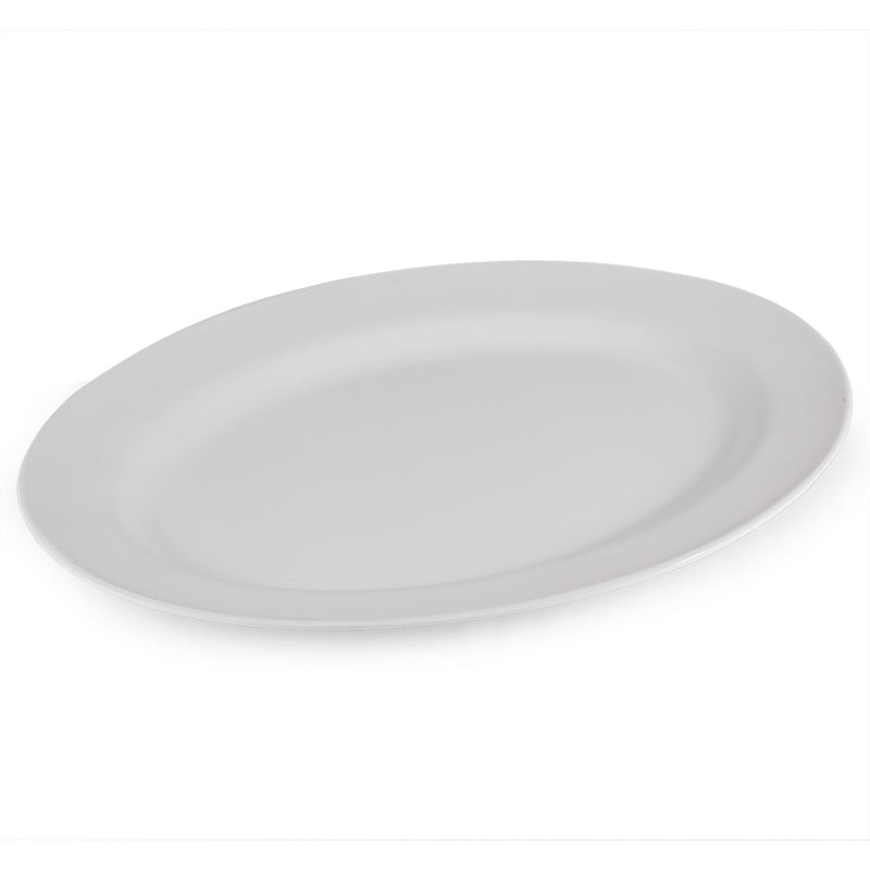 Vague Melamine Oval Plate - Al Makaan Store