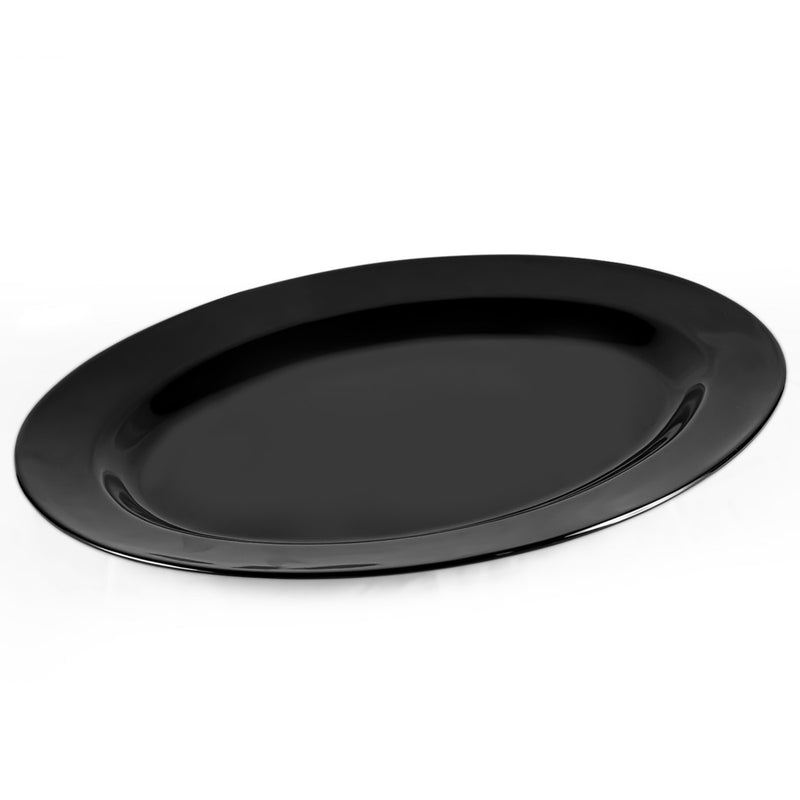 Vague Melamine Oval Plate - Al Makaan Store