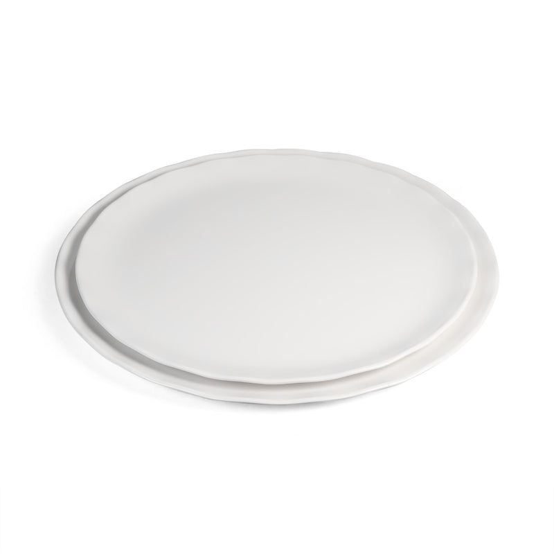 Vague Melamine Round Wavy Edge Serving Platter - Al Makaan Store