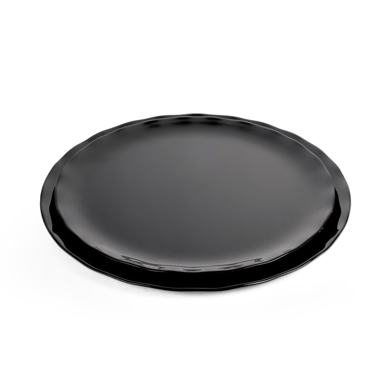 Vague Melamine Round Wavy Edge Serving Platter - Al Makaan Store