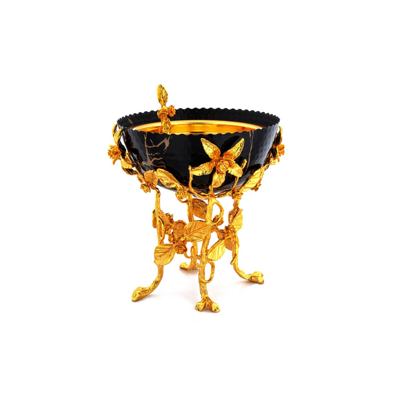Al Marjan Gold Stainless Steel Server - Al Makaan Store