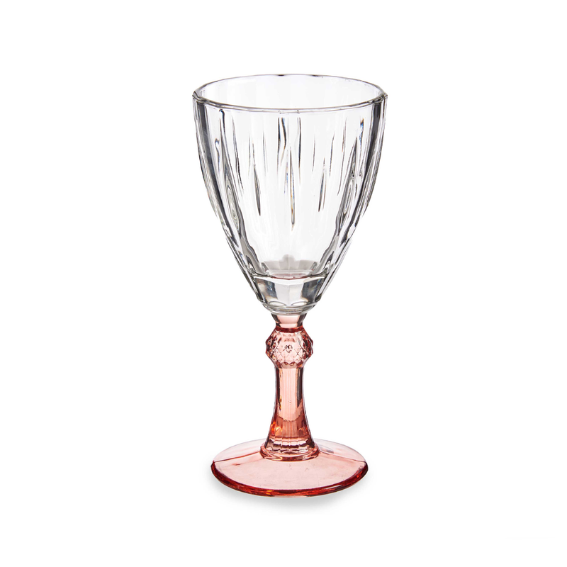 Vivalto 6 Piece Grapefruit Wine Glass 275 ml Set - Al Makaan Store
