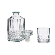 Vivalto 5 Piece Liquor Bottle & Glasses Set - Al Makaan Store