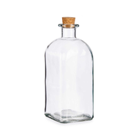 Vivalto Glass Bottle 1 Liter with Cork Stopper - Al Makaan Store