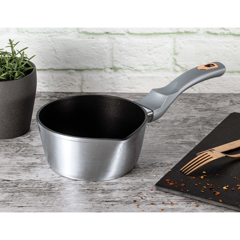 Berlinger Haus Sauce Pan with Protector 16 cm Moonlight Collection - Al Makaan Store