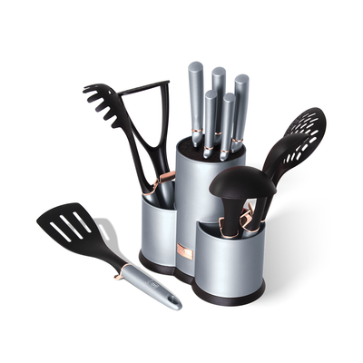 Berlinger Haus 12 Pieces Knife and Kitchen Tools Set Moonlight Collection - Al Makaan Store
