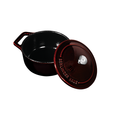Berlinger Haus Burgundy Cast Iron Mini Pot - Al Makaan Store