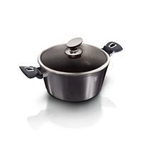 Berlinger Haus Casserole with Lid 30 cm Metallic Line Carbon Pro Collection - Al Makaan Store