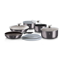 Berlinger Haus 12 Pieces Cookware Set Metallic Line Carbon Pro Collection - Al Makaan Store
