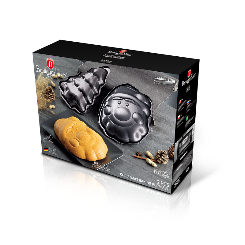 Berlinger Haus 2 Pieces Christmas Baking Set Carbon Pro Collection - Al Makaan Store