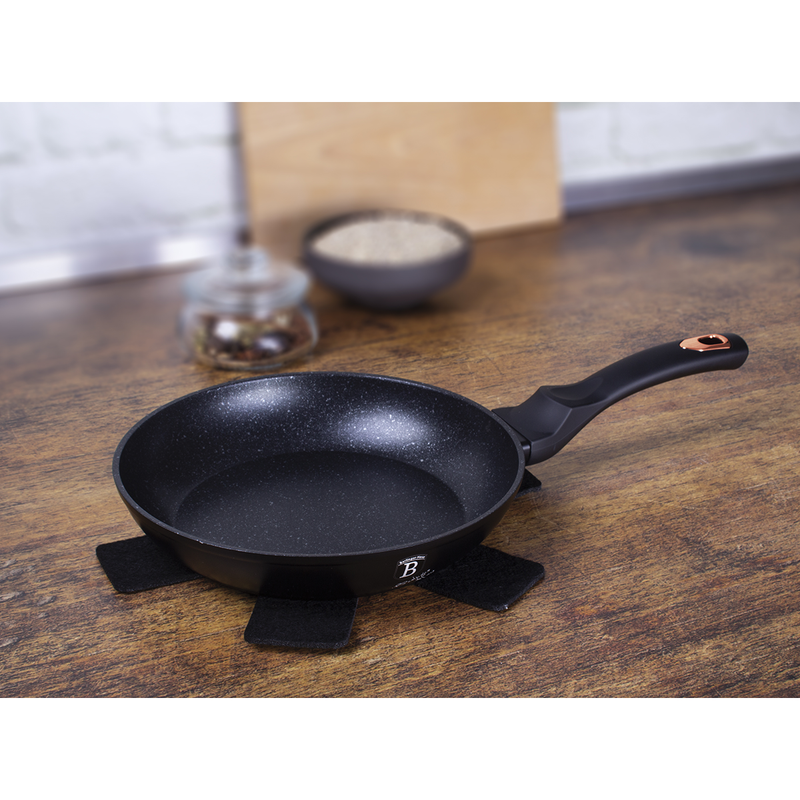 Berlinger Haus Frypan with Protector Black Rose Collection - Al Makaan Store