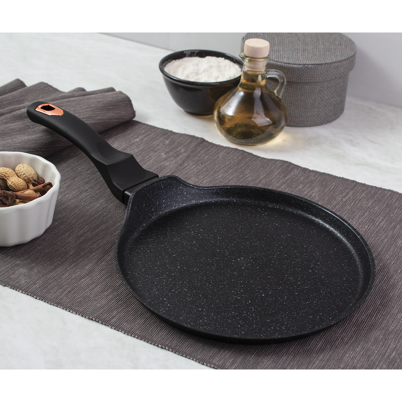 Berlinger Haus Pancake Pan with Protector Black Rose Collection - Al Makaan Store