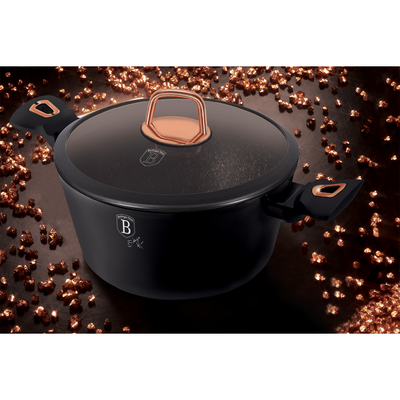 Berlinger Haus Casserole with Lid Black Rose Collection - Al Makaan Store