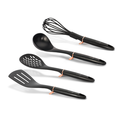 Berlinger Haus 4 Pieces Kitchen Tool Set Black Rose Gold Collection - Al Makaan Store