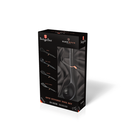 Berlinger Haus 4 Pieces Kitchen Tool Set Black Rose Gold Collection - Al Makaan Store