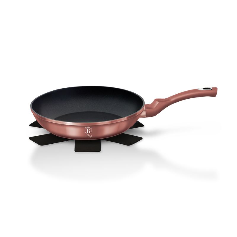 Berlinger Haus Frypan with Protector I-Rose Collection - Al Makaan Store