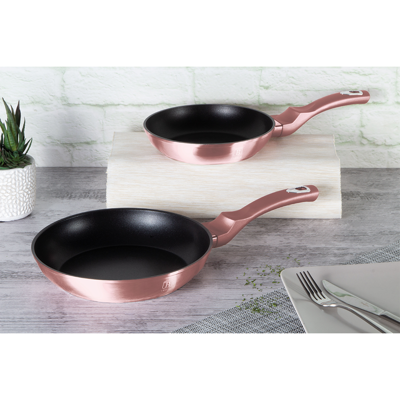 Berlinger Haus 2 Pieces Frypan Set I-Rose Collection - Al Makaan Store
