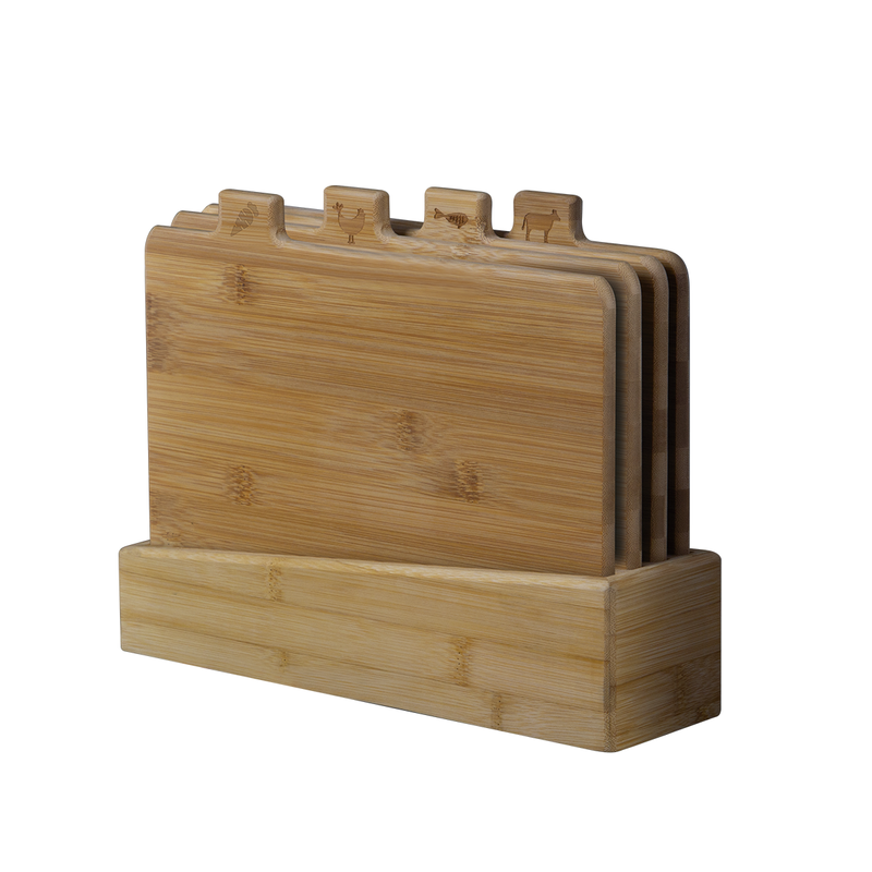 Berlinger Haus Bamboo 5 Piece Cutting Board Set - Al Makaan Store