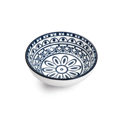 Che Brucia Arabesque Blue Round Dish - Al Makaan Store