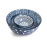 Che Brucia Arabesque Blue Bowl - Al Makaan Store