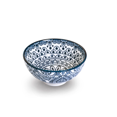 Che Brucia Arabesque Blue Bowl - Al Makaan Store