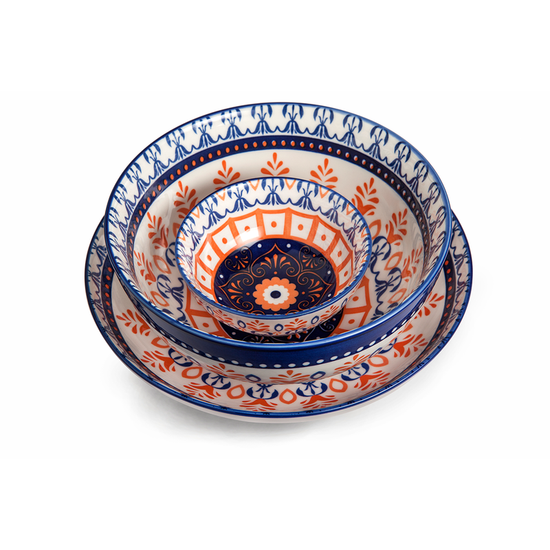 Che Brucia Henna Design Soup Plate - Al Makaan Store