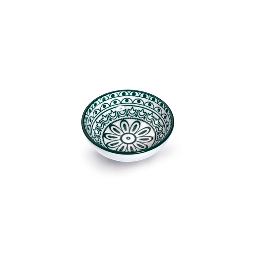 Che Brucia Arabesque Green Round Dish - Al Makaan Store