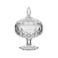Deli Glass Glass Sugar Bowl 16.2 cm - Al Makaan Store