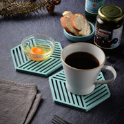 Vague Silicone Round Non-Skid Insulated Mat 15.8 cm - Al Makaan Store