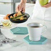Vague Silicone Round Non-Skid Insulated Mat 15.8 cm - Al Makaan Store
