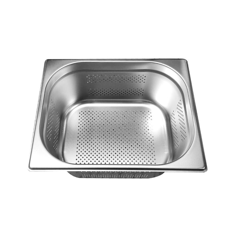 Vague Stainless Steel Perforated Gastronorm Pan GNP 1/2 - Al Makaan Store
