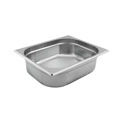 Vague Stainless Steel Perforated Gastronorm Pan GNP 1/2 - Al Makaan Store