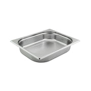 Vague Stainless Steel Perforated Gastronorm Pan GNP 1/2 - Al Makaan Store