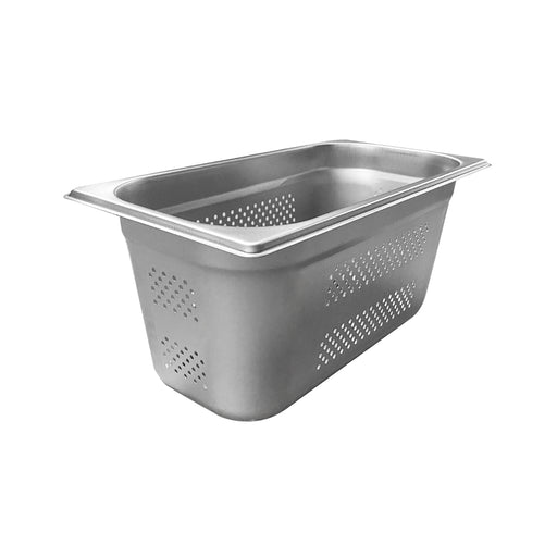 Vague Stainless Steel Perforated Gastronorm Pan GNP 1/3 - Al Makaan Store