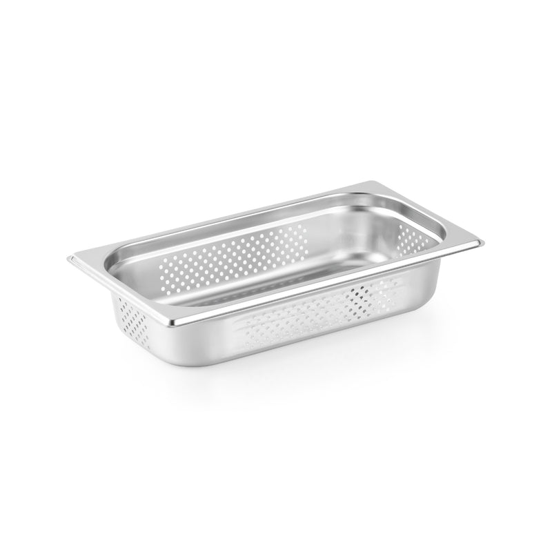 Vague Stainless Steel Perforated Gastronorm Pan GNP 1/3 - Al Makaan Store