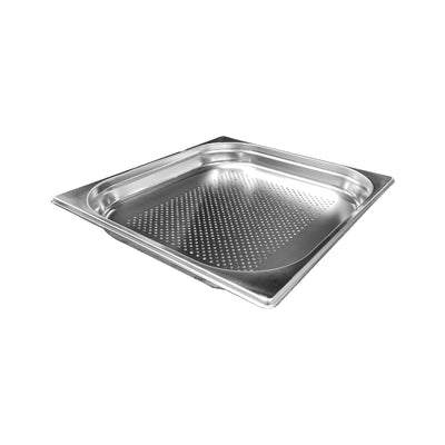 Vague Stainless Steel Perforated Gastronorm Pan GNP 2/3 - Al Makaan Store