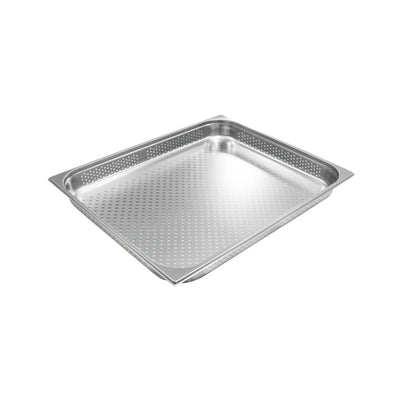 Vague Stainless Steel Perforated Gastronorm Pan GNP 2/1 - Al Makaan Store